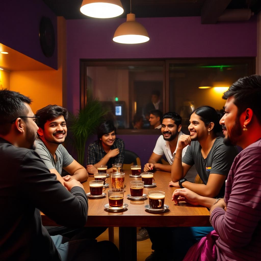 Milo community gathering in a Bengaluru cafe